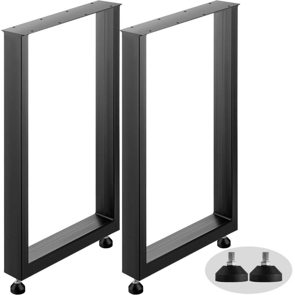 Set of 2 Steel Table Legs, 28 in. H 24 in. W Dining Table Legs, 3.1 in. Width Box Section Square Table Legs 2025 update price history on PriceWatchPro