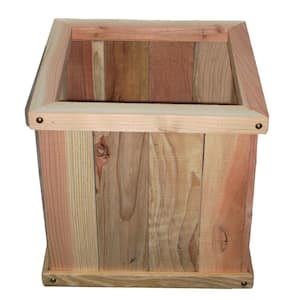 15 in. x 15 in. Redwood Planter Box