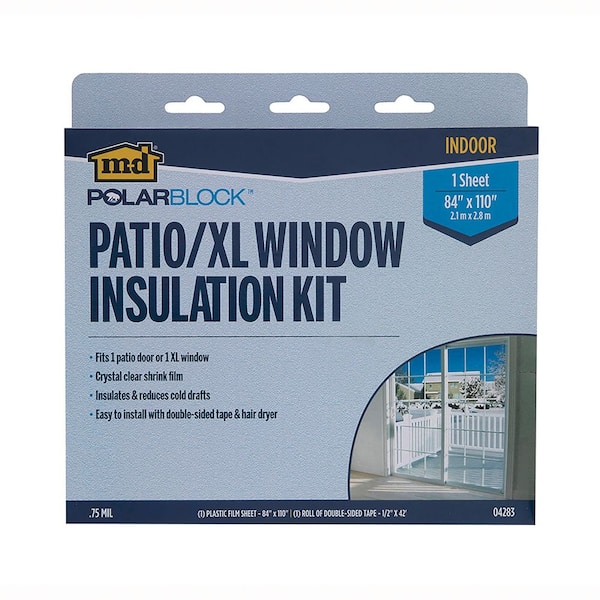 Duck Brand 282450 Indoor Extra Large Window/Patio Door Shrink Film Kit