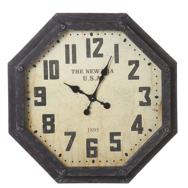 Filament Design Sundry 29.75 in. x 29.75 in. Octagon Wall Clock