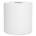 Essential Hard Roll Towel 1.5 Core White 8 x 400f (12 Rolls per Carton)