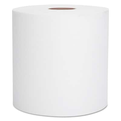 Essential Hard Roll Towel 1.5 Core White 8 x 400f (12 Rolls per Carton)