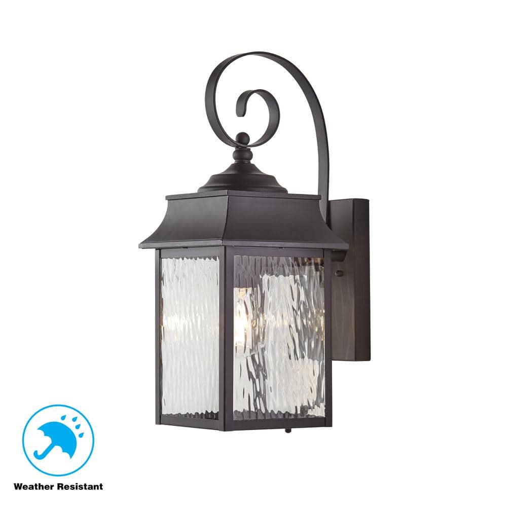 Home Decorators Black Outdoor Exterior Hanging Lantern Light Fixture C2374 