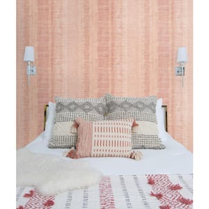 Tikki Natural Ombre Pink Sunset Faux Paper Strippable Roll (Covers 60.75 sq. ft.)