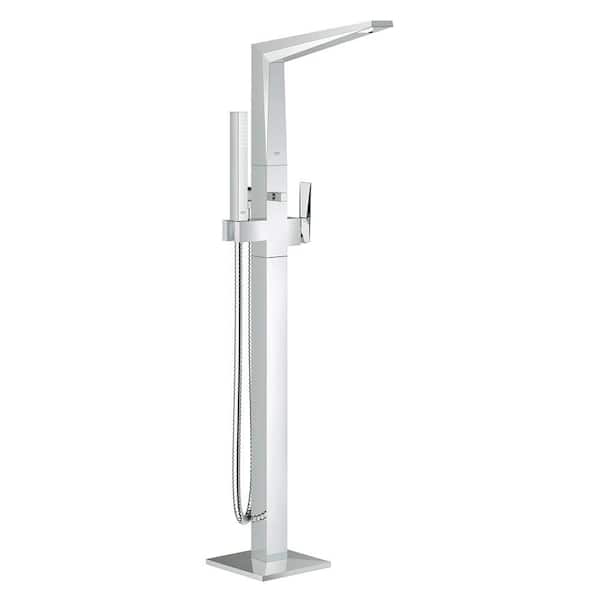 GROHE Allure Brilliant 1-Hole Floor-Mounted Tub Spout in StarLight Chrome