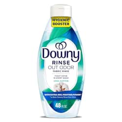 Downy Rinse and Refresh Odor Remover Cool Cotton Scent Liquid Fabric Softener, 70-Loads, 48 oz.
