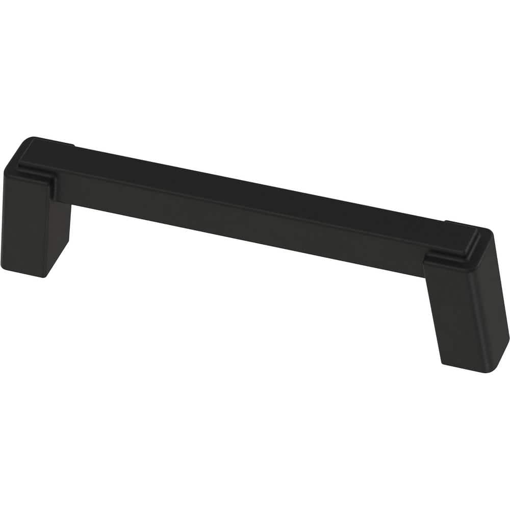 Modern Brace 3-3/4 in. (96 mm) Modern Matte Black Cabinet Pull price history on PriceWatchPro