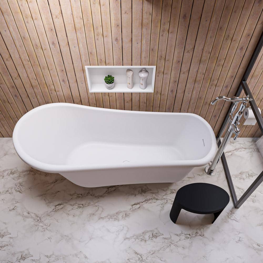Polished Chrome Freestanding Tub Filler with Hand Shower