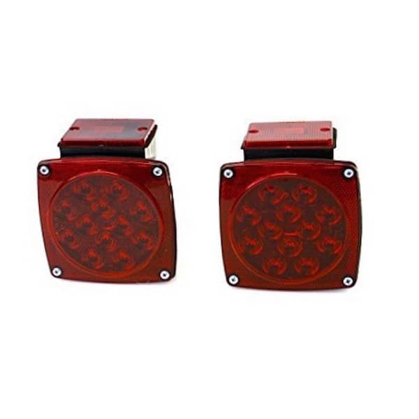 MaxxHaul 12-Volt ALL LED Submersible Trailer Tail Lights (Turn/Stop/Signal-Left/Right - DOT Compliant)