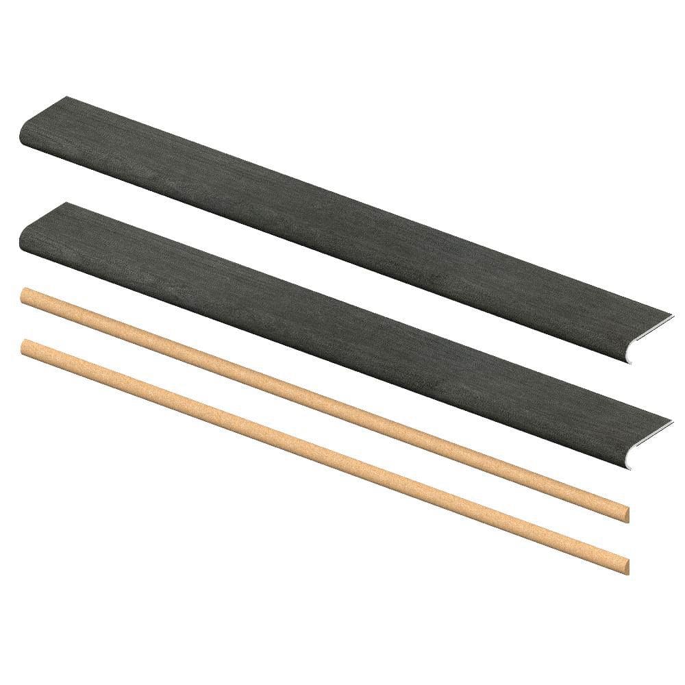 Brooks Oak 7 mm x 46 in. x 5 in. Exact Match Round Nose Open Stair Return/Landing Kit (2-Pack) price history on PriceWatchPro