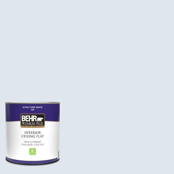 1 qt. #580A-1 Fog Ceiling Flat Interior Paint
