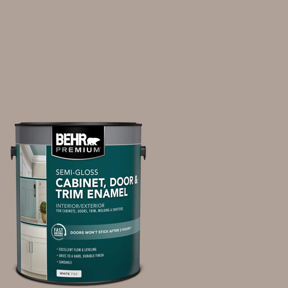1 gal. #N180-4 Moleskin Semi-Gloss Enamel Interior/Exterior Cabinet, Door & Trim Paint price history on PriceWatchPro