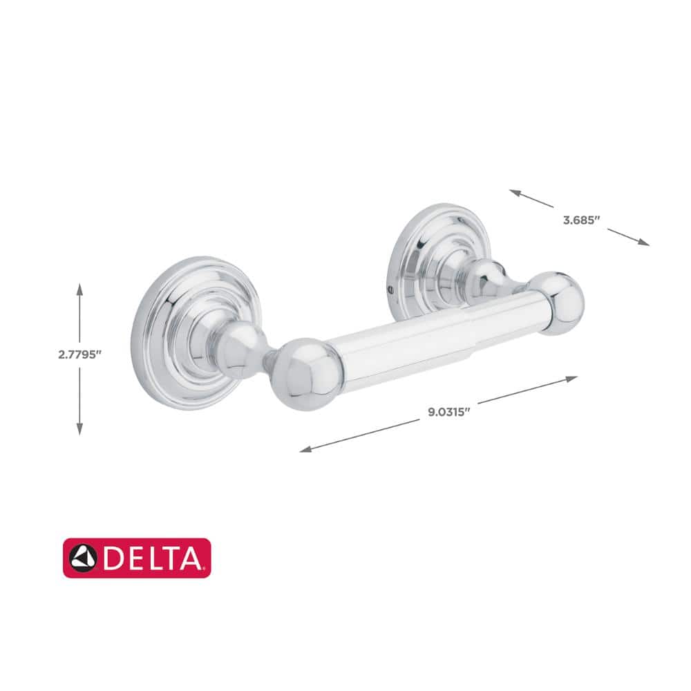 Greenwich Chrome Wall Mounted Toilet Paper Holder