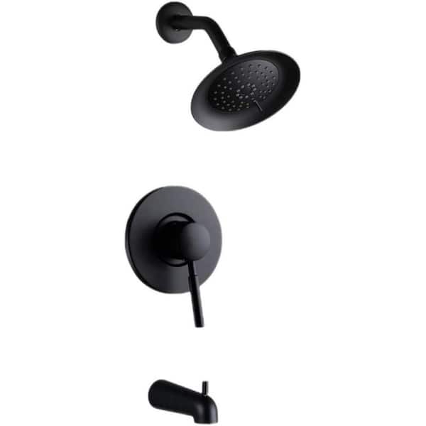 Unbranded Roxy 12.08 in. W 3 Jet Shower Tower in Black 16GS-36240