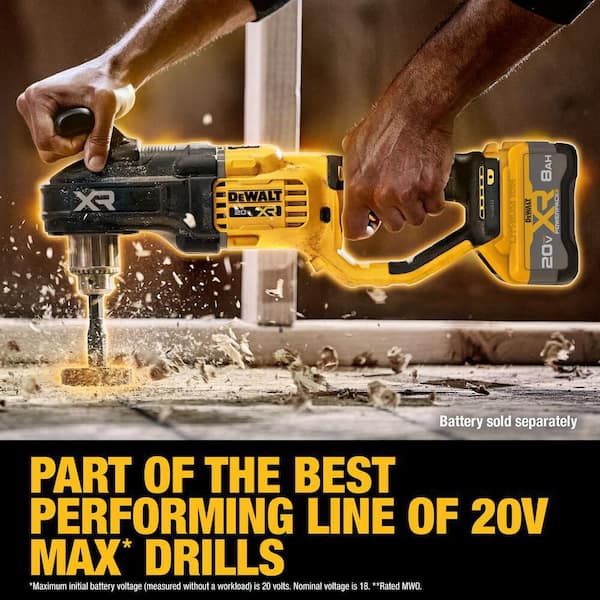DEWALT 20-Volt MAX XR Brushless Cordless 1/2 in. Compact Stud and