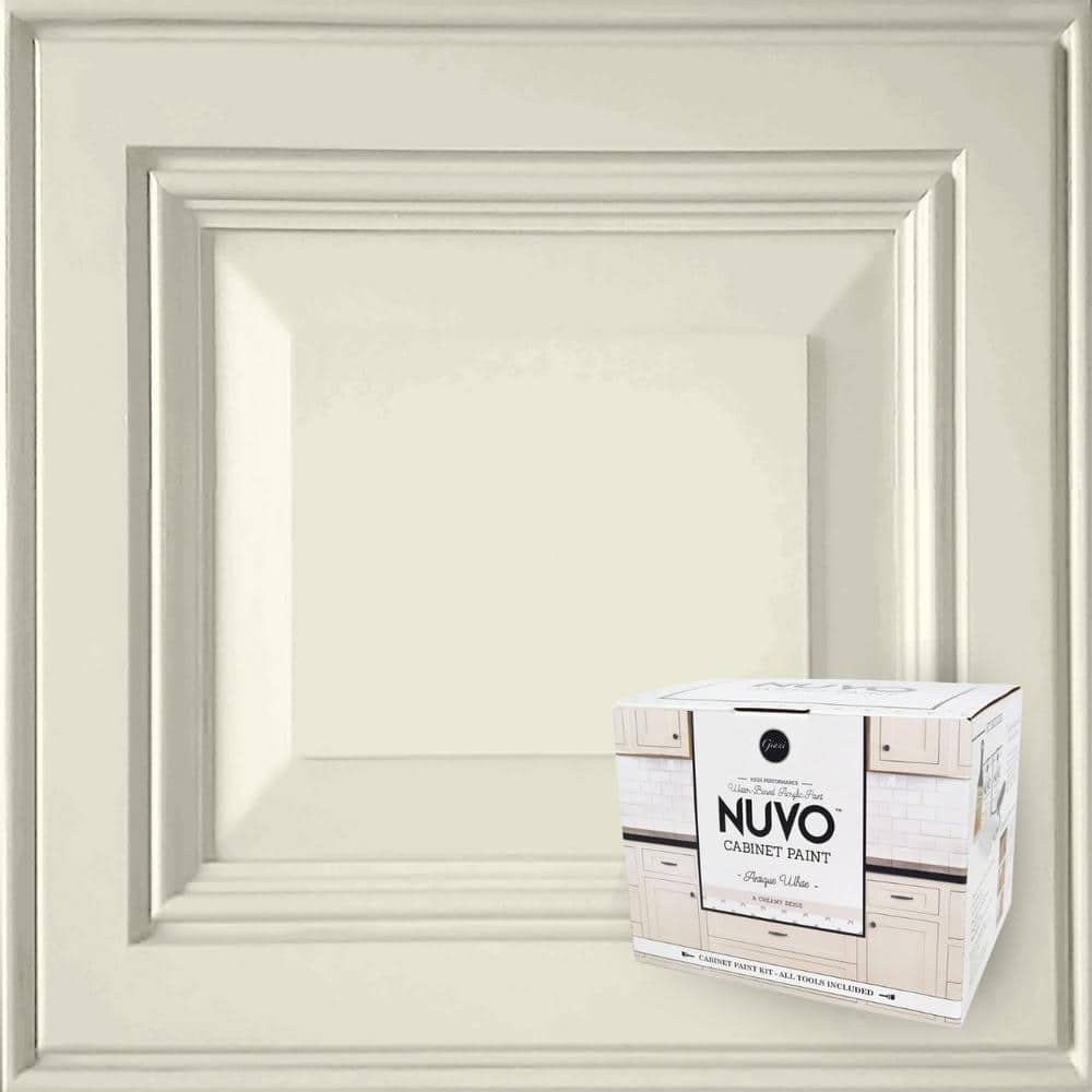 NuVo 2 qt. Antique White Cabinet Paint Kit