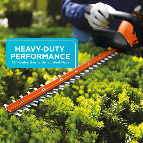 BLACK+DECKER 20V MAX 22in. Cordless Battery Powered Hedge Trimmer