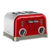 Cuisinart Classic Series 4-Slice Red Wide Slot Toaster with Crumb Tray  CPT-180MRP1 - The Home Depot