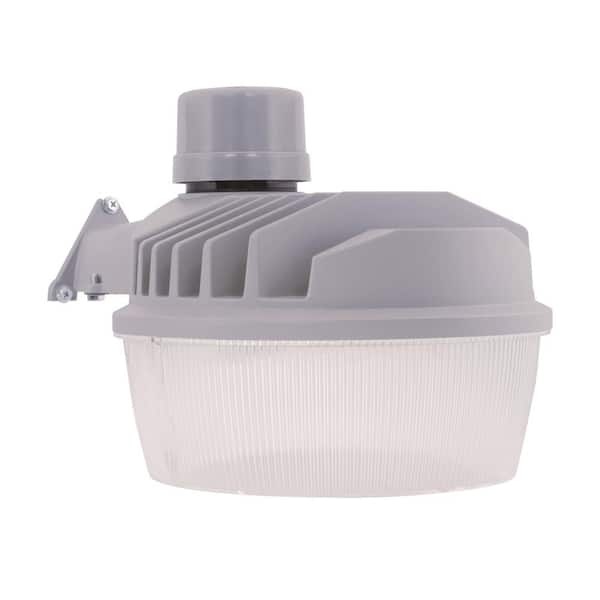 HALO ALS 100-Watt Equivalent Integrated LED Gray Dusk to Dawn Area Light, 4000K