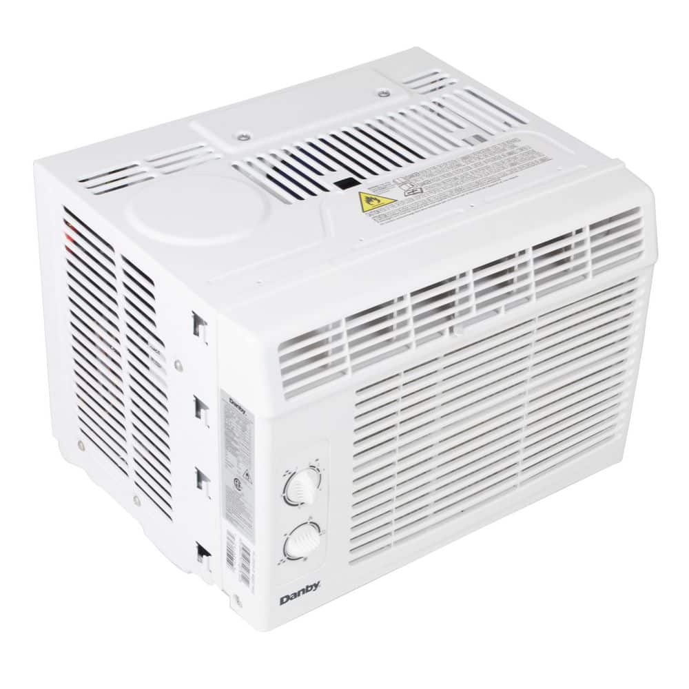 White Compact 5000 BTU Window Air Conditioner