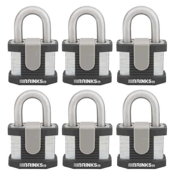 50 mm Laminated Steel Commercial Padlock (6-Pack)