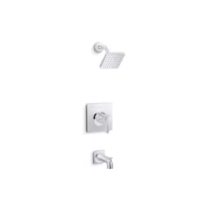 Venza 1-Handle Tub and Shower Faucet Trim Kit with 1.75 GPM in Polished Chrome (Valve Not Included)