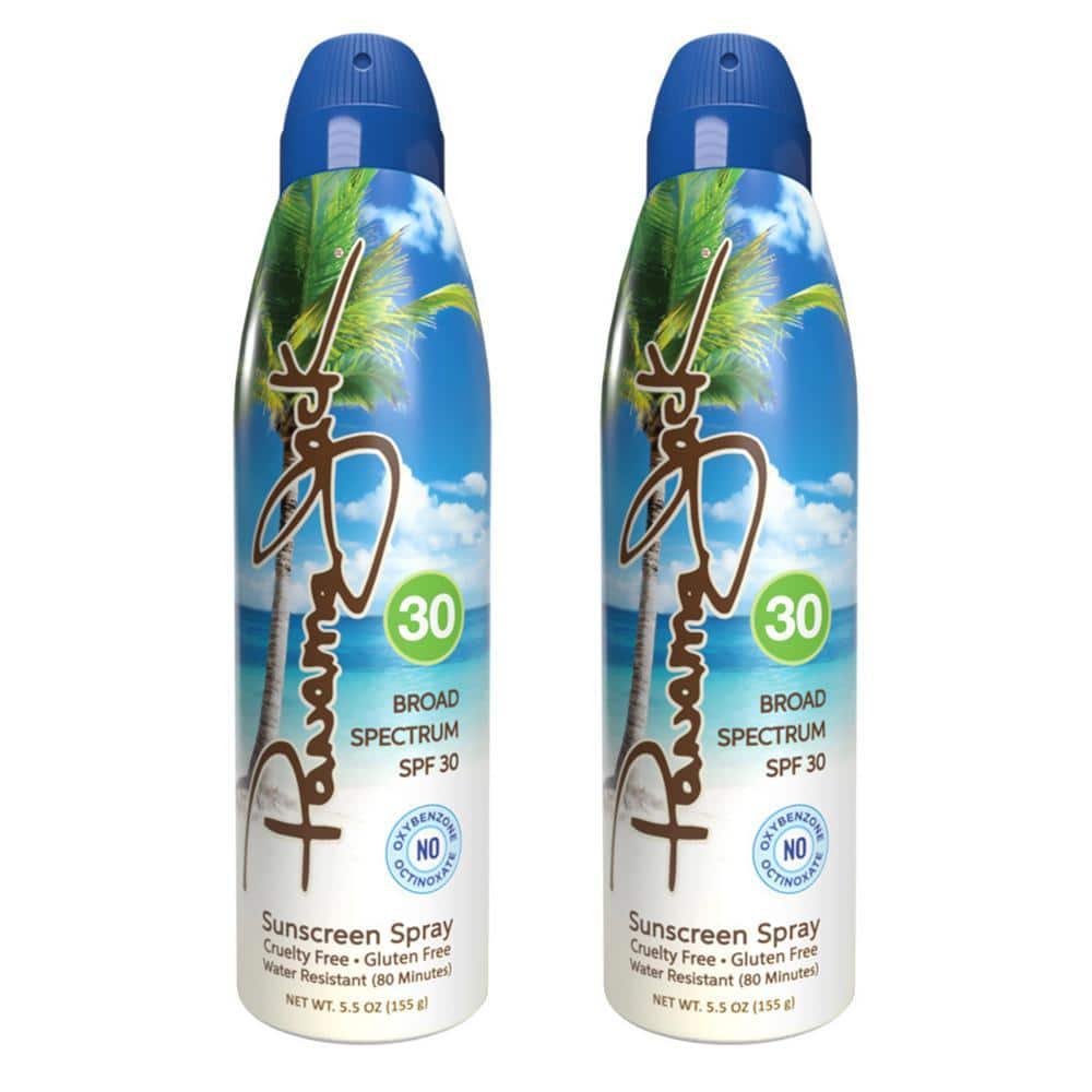 5.5 oz. Continuous Spray Sunscreen SPF 30 Moisturizer (2 Pack)