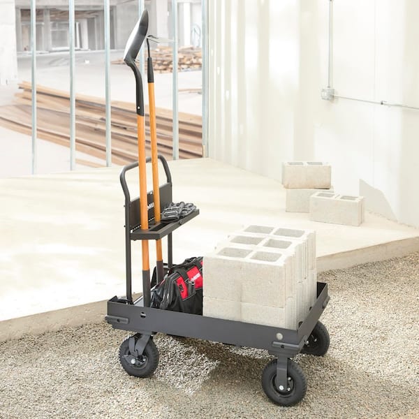 Husky - 38 in. W All-Terrain Folding Tool Cart