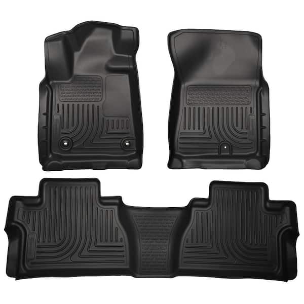 Photo 1 of Front & 2nd Seat Floor Liners Fits 14-18 Tundra CrewMax Cab