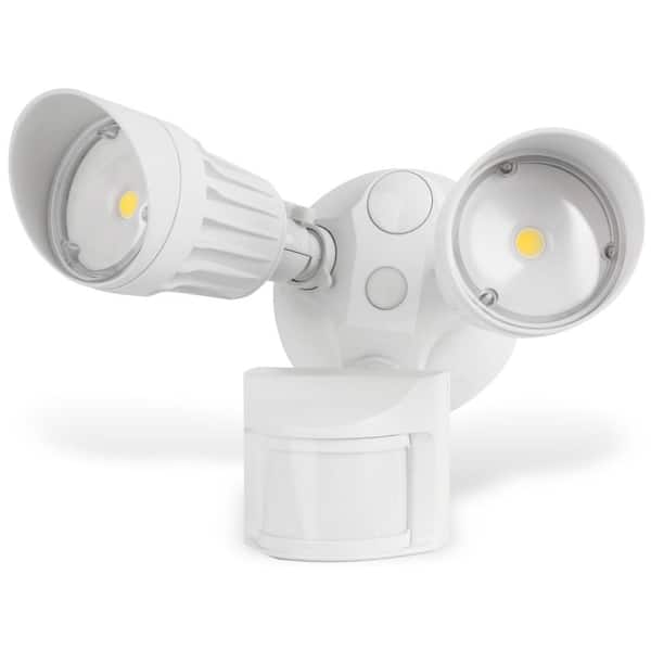 Ledpax Technology Security Light 20-Watt 180-Degree White Motion Activated Outdoor Integrated LED Flood Light