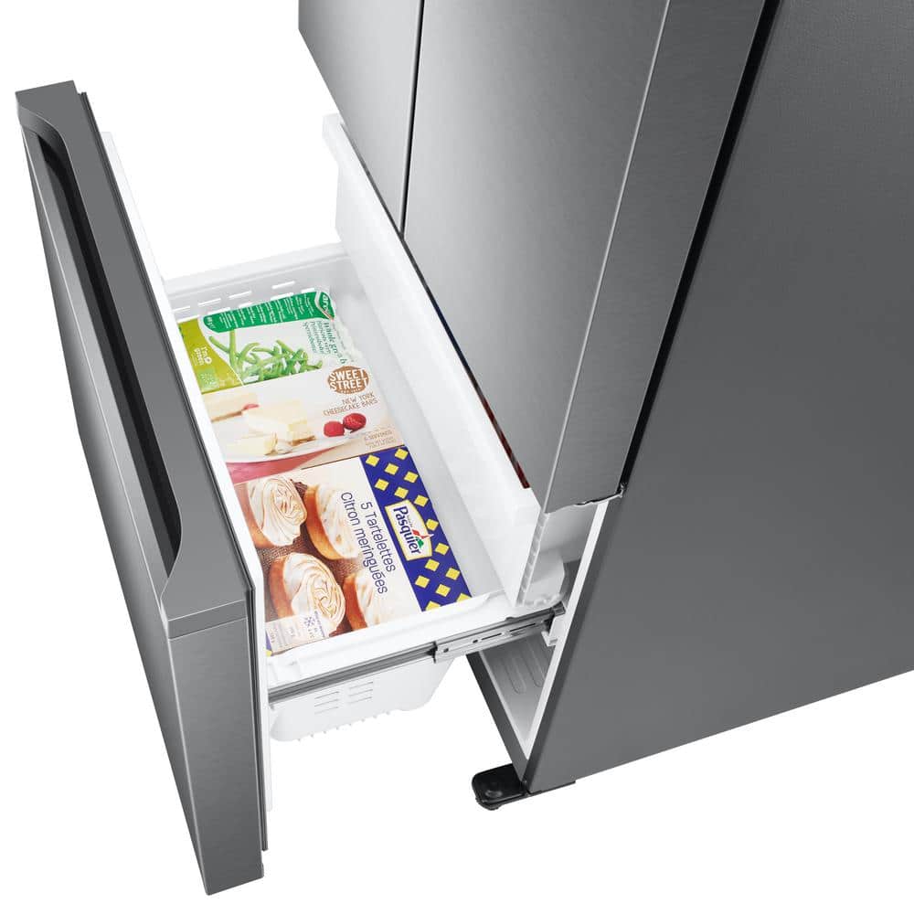 Stainless Steel Smart French Door Refrigerator with Ice Maker