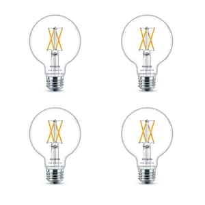 Soft White G25 LED 40-Watt Equivalent Dimmable Smart Wi-Fi Wiz Connected Wireless Light Bulb (4-Pack)
