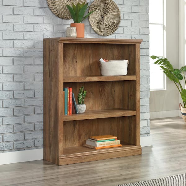 Mixed Material 3 Shelf Bookcase Natural - Room Essentials™