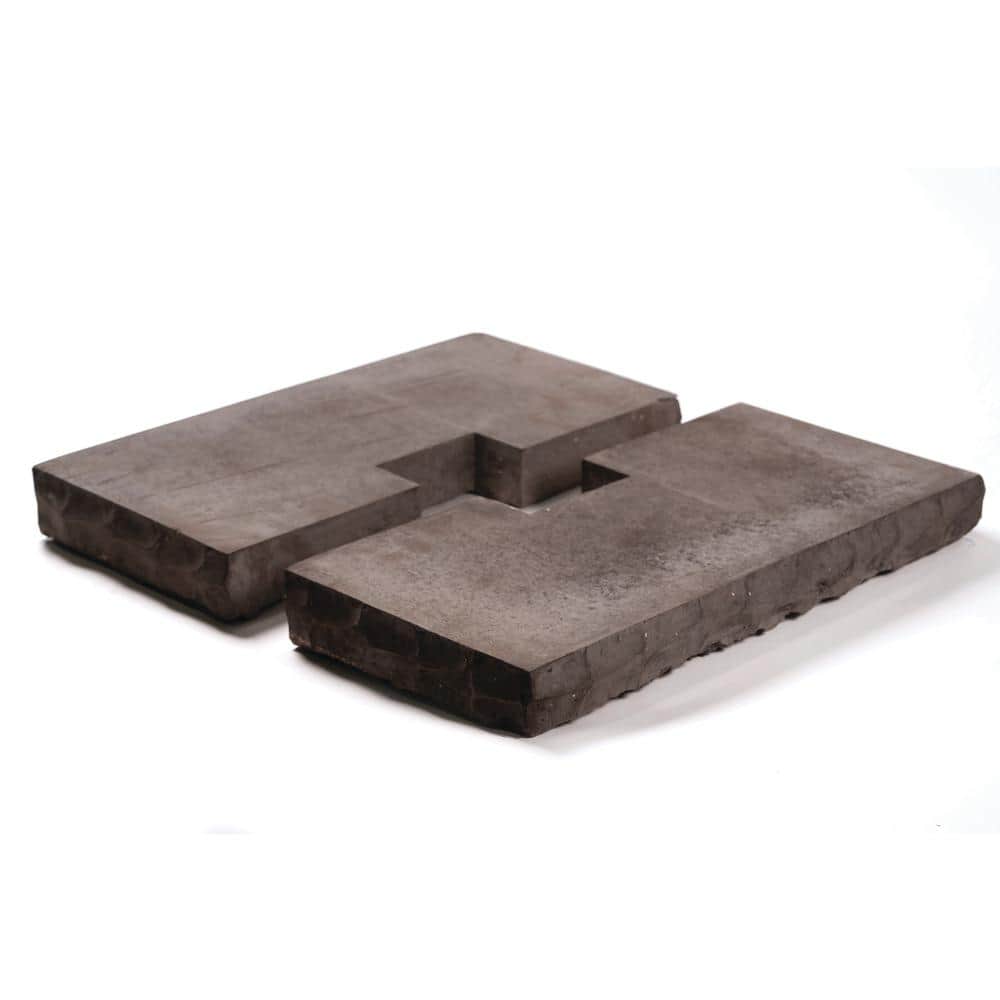 Clipstone smoke flat split column capstone 18 in x 18 in for 4x4 post