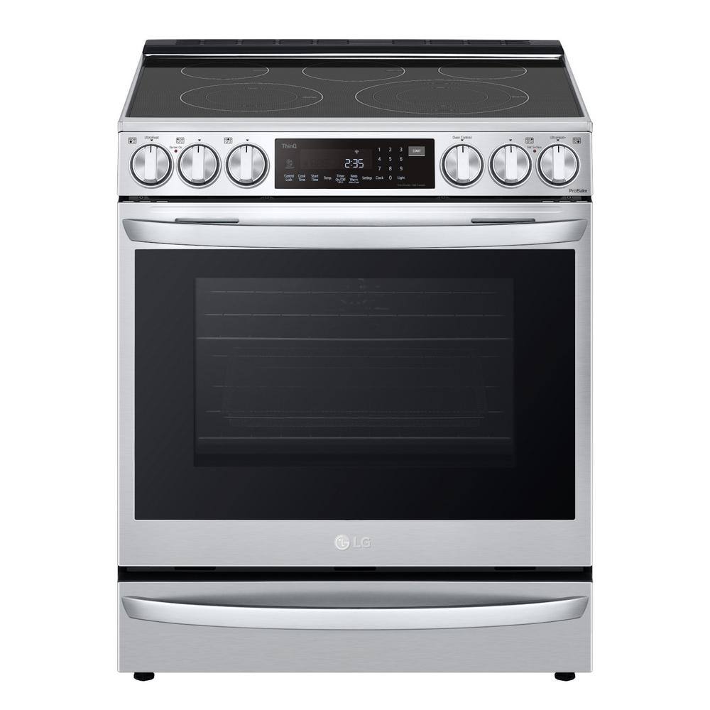 6.3 cu. ft. Smart Slide-In Electric Range with ProBake Convection & Air Sou