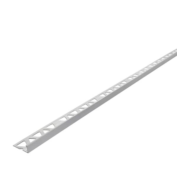 Mill 1.13 in. W x 96 in. L Aluminum 3/8 in. Tile Edge Trim
