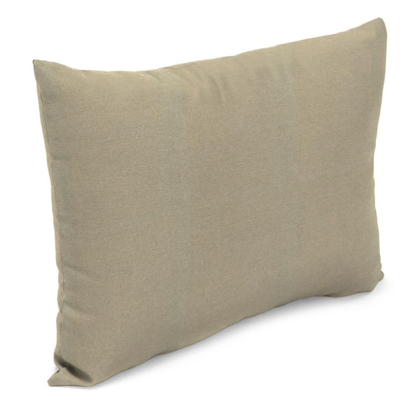 20 in. W x 14 in. H x 6 in. T Rectangular Outdoor Lumbar Pillow (2-Pack)