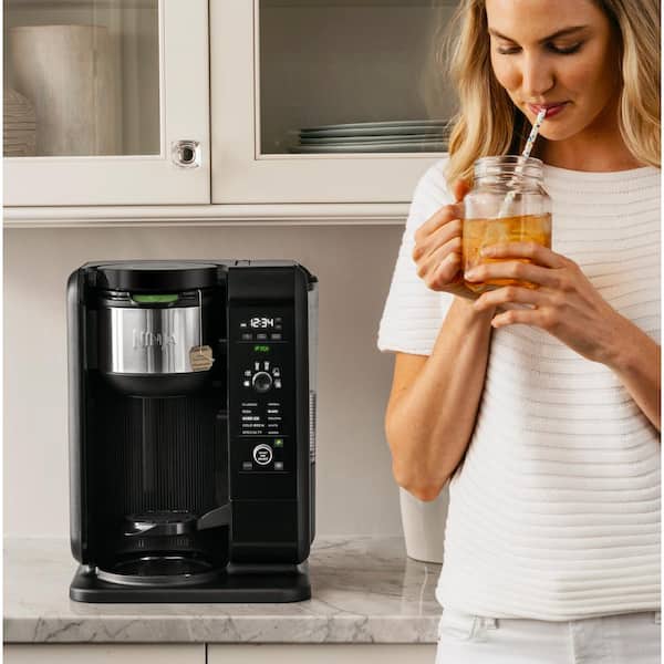NINJA 6.25-Cup Hot and Cold Brew Programmable Black Drip Coffee