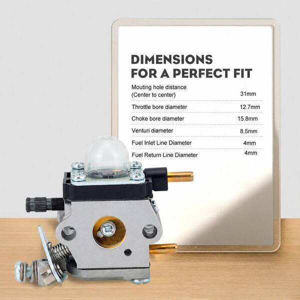 MISOPILY Carburetor Kit for Mantis Tiller 7225 7222M 7222 7222E