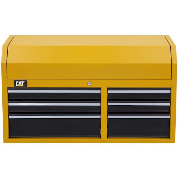CAT 41 in. W x 18 in. D 6-Drawer Heavy Duty Top Tool Chest with Power Strip