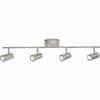 Hampton Bay 2.47 ft. 4-Light Brushed Nickel Integrated LED Track ...