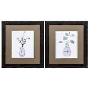 15 in. X 17 in. Distressed Black Gallery Picture Frame Misty (Set of 2)