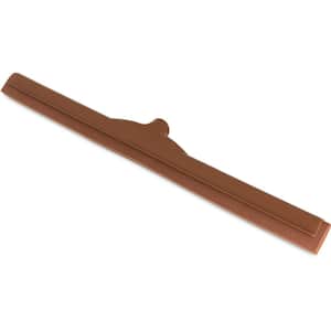 24 in. Plastic Floor Squeegee without Handle in Brown (6-Case)