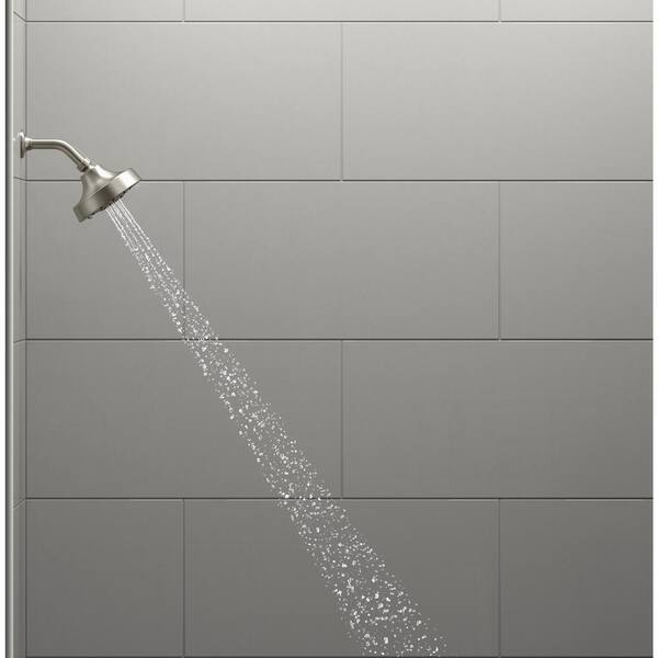KOHLER Elmbrook 1-Handle 3-Spray Tub and Shower Faucet in Brushed Nickel (Valve Included)