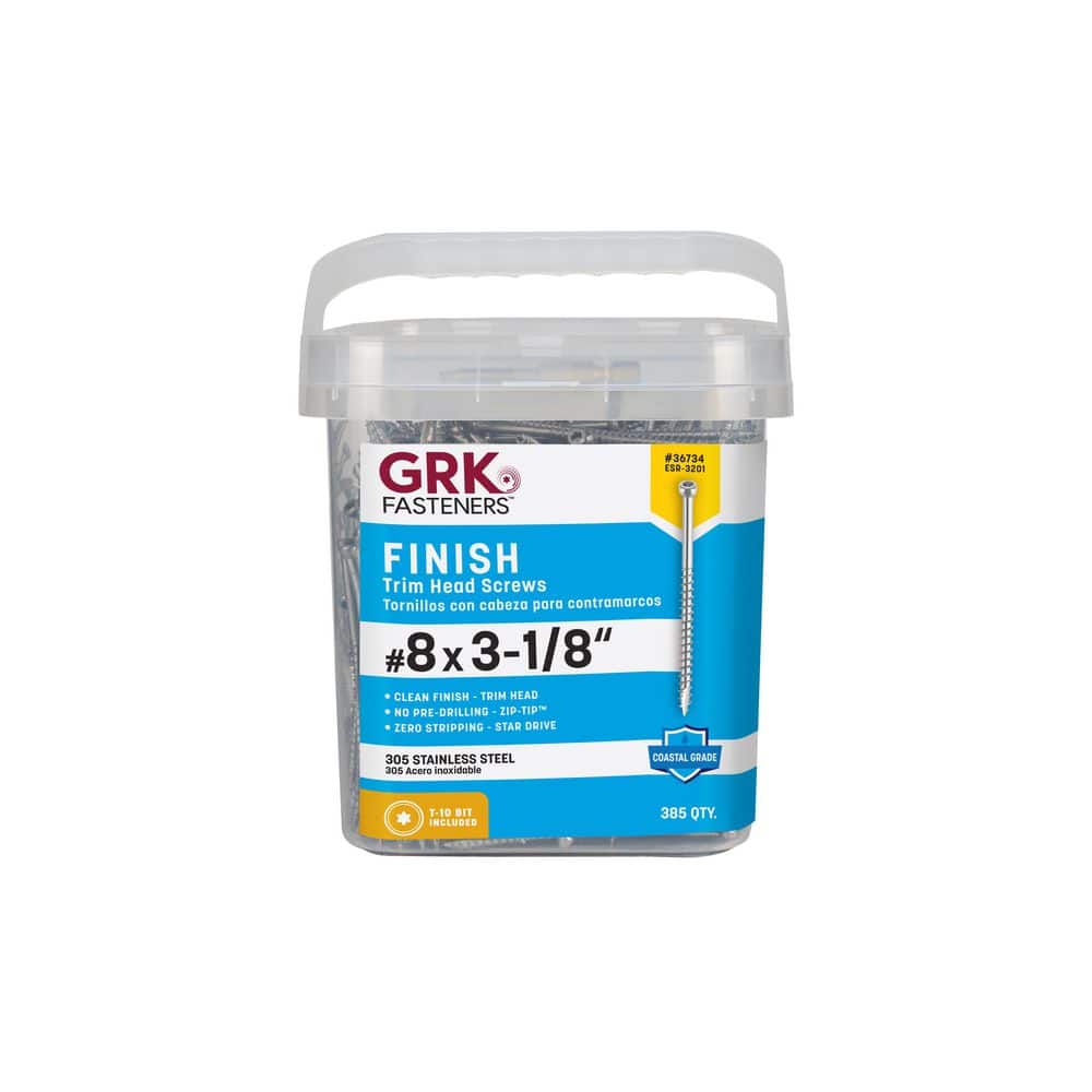 GRK Fasteners #8 x 3-1/8 in. Pheinox Stainless Steel Star Drive