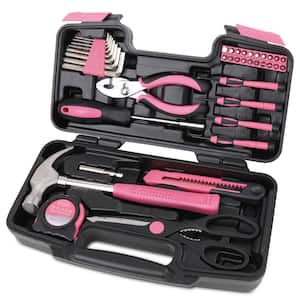General Tool Set in Pink (39-Piece)