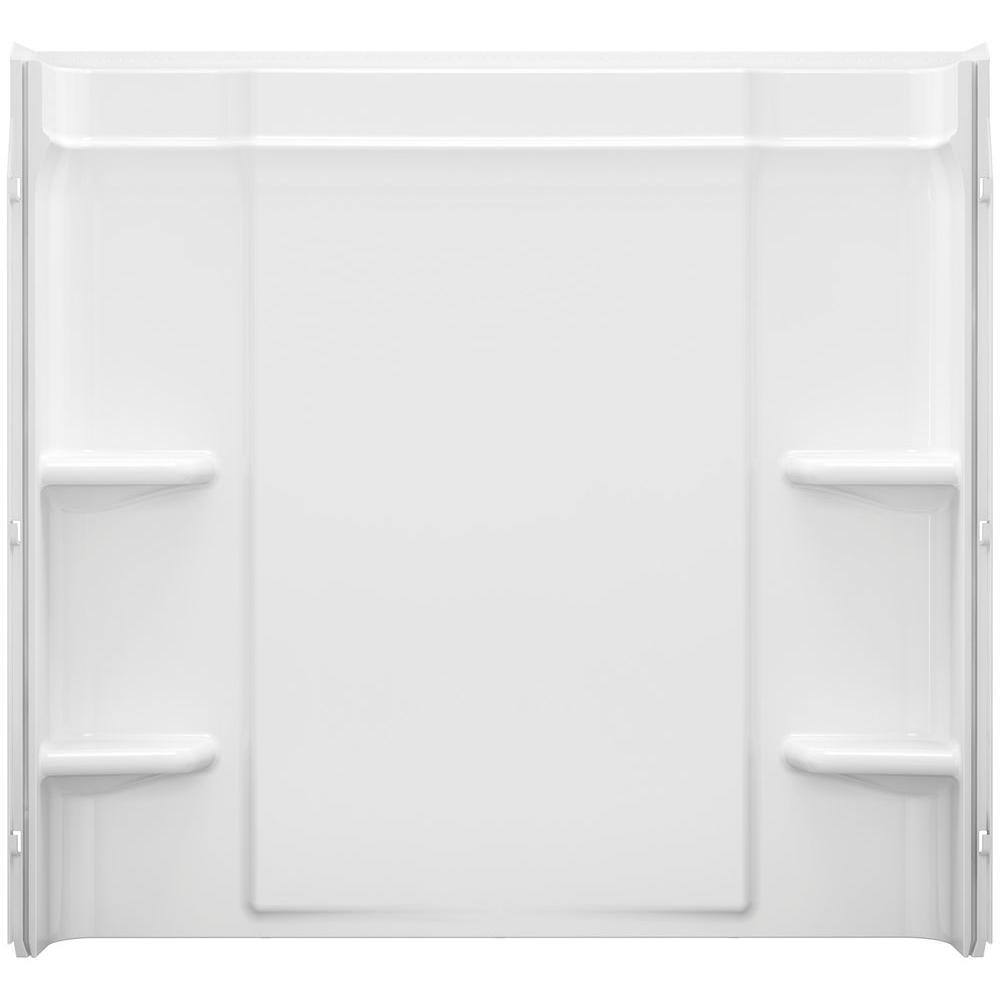 Reviews For Sterling Ensemble Alcove 60 In X 30 55 Fixed 3 Piece Direct To Stud Tub Surround White The Home Depot Reviews For Sterling Ensemble Alcove 60, Sterling Tub And Surround Reviews