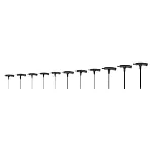 Ball End Hex T-Handle Key Set, 11-Piece (5/64-3/8 in.)