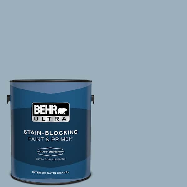 BEHR ULTRA 1 gal. Home Decorators Collection #HDC-CT-24 Rainy Sidewalk Extra Durable Satin Enamel Interior Paint & Primer