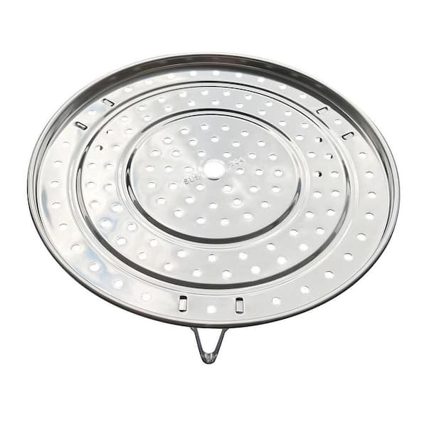 1-Pack Stainless Steel Steamer Rack Removable Legs Steaming Stand Holder for Pot Pan Multifunction Kitchen